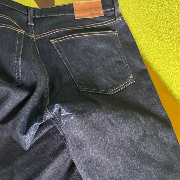 Madewell Dark Blue Denim Pants - Picture 5 of 6